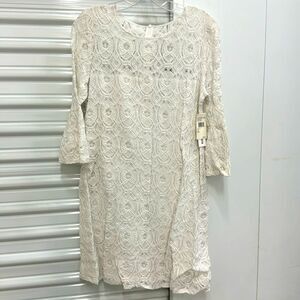 Baby Dakota optic white dress in small new